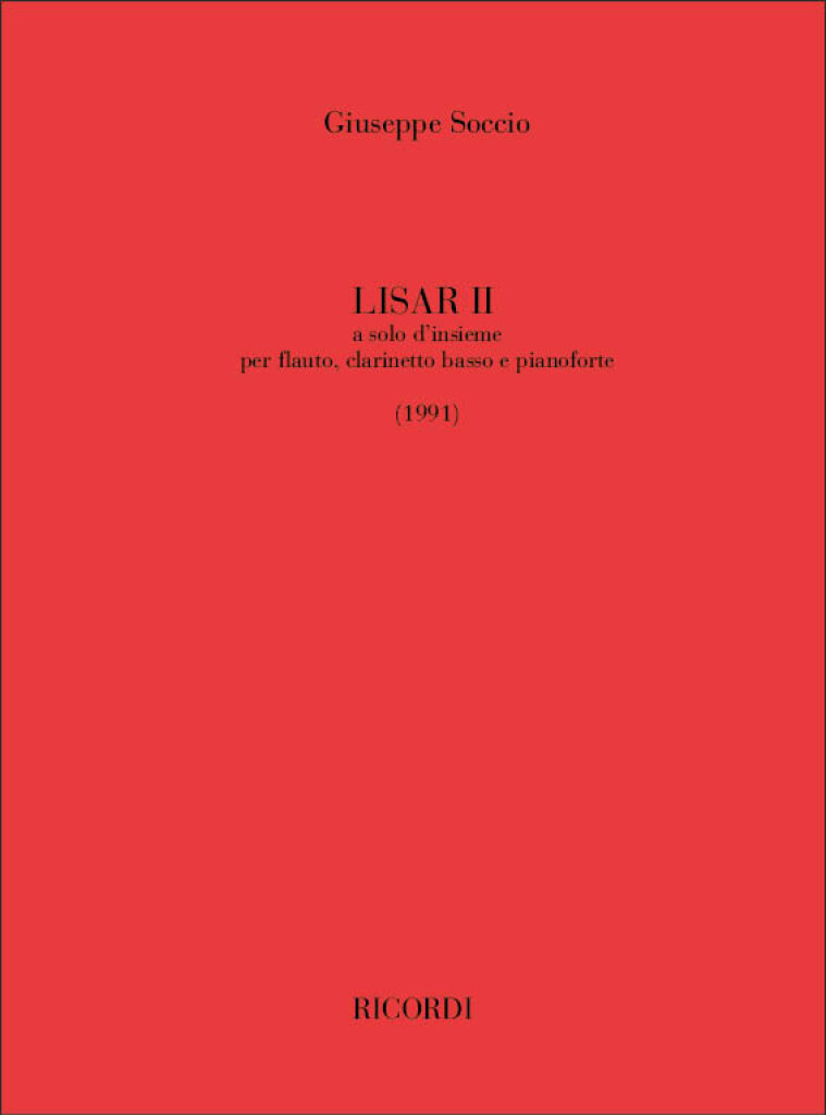 Lisar Ii. A Solo D'Insieme